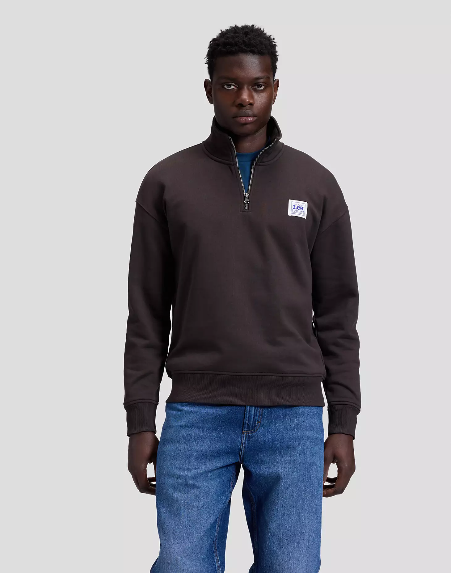 WORKWEAR HALF ZIP CHOCOLATE TORTE